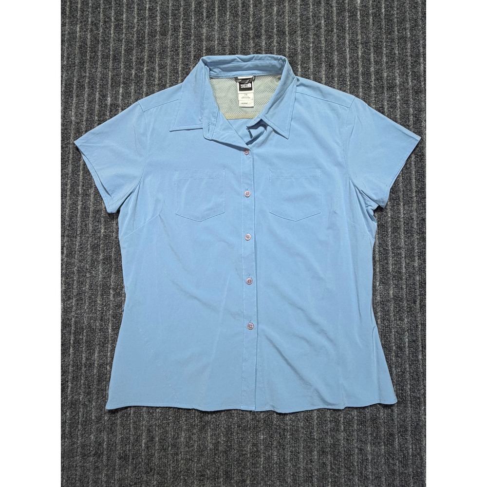 The North Face Womens Button Down Hiking Top Large Gorpcore Outdoor‎ Hike